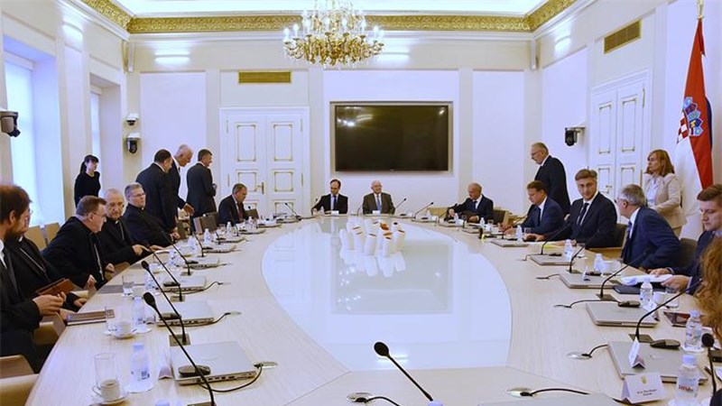 Predsjednik Vlade s predstavnicima HBK o suradnji hrvatske Vlade i Katoličke Crkve